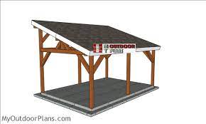 Building a pavilion costs between $3,000 and $12,000 in most cases. 14x20 Lean To Pavilion Free Diy Plans Myoutdoorplans Free Woodworking Plans And Projects Diy Shed Wooden Playhouse Pergola Bbq