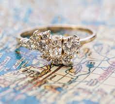 The New Romantics Custom Ombre Cluster Rings Bario Neal Blog Diamond Cluster Engagement Ring Cluster Engagement Ring Unusual Engagement Rings