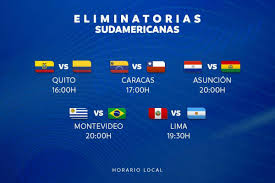 We did not find results for: Eliminatorias Qatar 2022 Tabla Resultados Y Calendario De La Fecha 4 Ecuador Vs Colombia Venezuela Vs Chile Paraguay Vs Bolivia Uruguay Vs Brasil Peru Vs