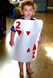 View details for the project alice in wonderland playing cards costumes on burdastyle. No Pattern Used Toddler Playing Card Costume Pattern Review By Abbythomas