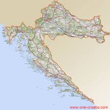 This map was created by a user. Map Of Croatia Map Of Croatian Regions Highway Tourist Spots Railway