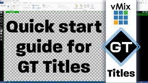 This video tutorial will go through the steps on how to create an animated title from scratch! Vmix Gt Title Designer Quick Start Guide Youtube
