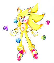 Super Sonic By Dkwjd96 On Deviantart Sonic And Shadow Sonic Sonic Fan Characters