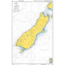 Admiralty Chart 4648 South Pacific Ocean New Zealand South Island