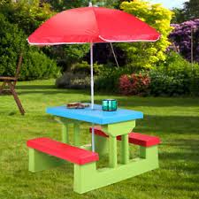 Kidkraft outdoor kids table and chairs set 2 chair benches. Kidkraft Garden Play Tables Chairs For Sale Ebay