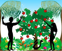 Many people believe an apple was the fruit that, according to the bible, adam and eve ate in the garden of eden. Illustration Of Adam Warning Eve Not To Eat The Forbidden Fruit In The Garden Of Eden Royalty Free Cliparts Vectors And Stock Illustration Image 6162743