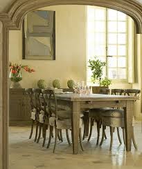 With enough room for you and all of your guests, this wood dining table is the perfect table in a kitchen with casual chairs or a dining room to host elegant dinner parties. Decor De Provence Maisons Cote Sud Rustic Dining Room Dining Room Inspiration French Decor