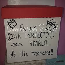Caja De Regalo Personalizada 35cm Decoraciones El Sol