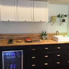 Ikea And Home Depot Hack A Modern Wet Bar Modern Wet Bar Bars For Home Wet Bar
