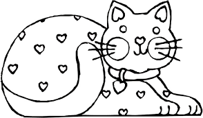 Some difficult coloring pages of cats. Coloring For Kids Cat Drawing With Crayons