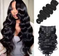 Amazon.com : Body Wave Clip In Hair Extensions Real Human ...