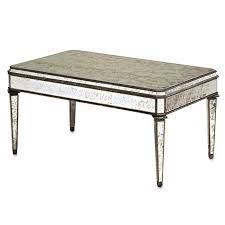 Bring On The Bling Antiqued Mirror Rectangular Coffee Table Mirrored Coffee Tables Coffee Table Coffee Table Design