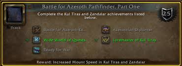 You'll have to get both of those to fly. Battle For Azeroth The Ancient Gaming Noob Page 2