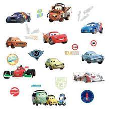 Maybe you would like to learn more about one of these? Disney Cars 2 Movie Wall Decals Lightning Mcqueen Mater Stickers Decor Walmart Com Walmart Com