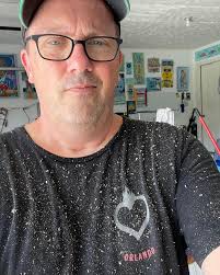 Ken Pease, one of our @finsterfest2024 artists, created this coloring sheet  to teach his art students in Blacksburg, VA, about Howard Finster. With  Finster Fest only two weekends away (Sept. 21-22), Ken (@