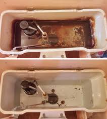 Because iron bacteria build up in layers in those slimy deposits, disinfectants have a hard time reaching bacteria in. 18 Things That Actually Make Cleaning Toilets Incredibly Easy