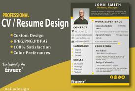 Let your resume do the work. Professionally Design Cv Resume And Cover Letter By Nailadesign Fiverr