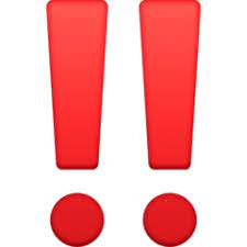 We did not find results for: Double Exclamation Mark Emoji