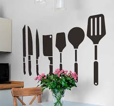 Vinilo Para Cocina Juego De Utensilios Tenvinilo