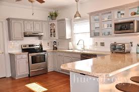 This kitchen was completely redone in the early 80's, so the cabinets were a high quality oak and still in great shape. Light Gray Chalk Paint Kitchen Cabinets Novocom Top