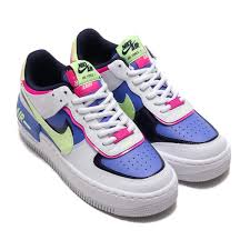 Nike W Af1 Shadow White Barely Volt Sapphire Fire Pink 20su I 2020 かわいい靴 靴 シューズ レディース