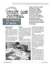 C'est généralement la seule qui sera visible avant l'achat du journal. Creer Un Journal Pour L Ecole Fichespedagogiques Com