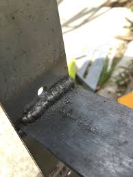 See all condition definitions ： modified item: Mig Welding Absolute Newbie Making Post Brackets For Concrete Weld Seems To Not Really Merge Into The Metal Much What Am I Doing Wrong Here Welding
