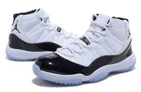 Air Jordan 11 Retro Concord White Dark Concord Black Air Jordans Leather Shoes Woman Womens Shoes Wedges