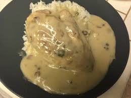 Cream Of Mushroom Chicken And Rice Recipe By Amanda Lockwood Recipe Cream Of Mushroom Chicken Creamed Mushrooms Stuffed Mushrooms