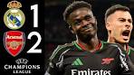 Martinelli Goal Real Madrid vs Arsenal 1-2 AGG 1-5 ... - YouTube