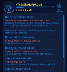 The helminth can replace warframe abilities with other warframes' abilities or unique ones. Helminth Metamorphosis Menu Is Kinda Messy Ui Warframe Forums