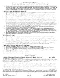 Sound knowledge of insurance industry and products. Espinosas Functional Resume Financial Planning Amp Investments An