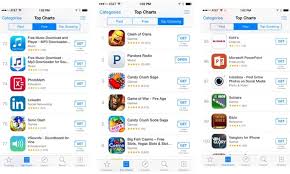 You will not be able to download or it will show you apps in the top paid, top grossing as well as top free categories. App Store Download Buttons Change From Free To Get As In App Purchases Dominate Revenue Appleinsider