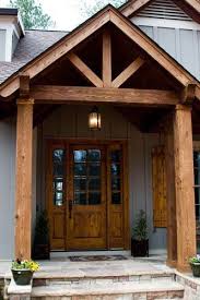 Accent Wood Trim Exterior House Exterior House Front Custom Home Builders