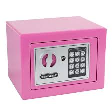 Pull the straight paper clip out, raking it upward against the pins. Fleming Supply Digital Security Safe Box For Valuables Compact Steel Lock Box With Electronic Combination Keypad By Fleming Supply Pink Lowes Com In 2021 Security Safe Box Security Safe Safe Box