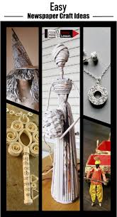 40 Easy Newspaper Craft Ideas To Reuse Those Paper Bundles Newspaper Crafts Book Page Crafts Crafts