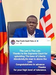 Rep Frank Saah Foko Jr. Senses...