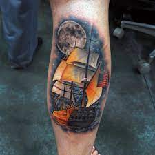 Constitution is your spell casting modifier for this spell. Realistic Uss Constitution Frigate Tattoo On The Right
