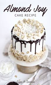 Almond Joy Cake Recipe Sugar Sparrow Recipe Almond Joy Cake Cake Recipes Almond Cake Recipe