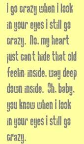Write artistic names as given, e.g. Paul Davis I Still Go Crazy Song Lyrics Music Lyrics Song Quotes Music Quotes Songs Great Song Lyrics Music Quotes Lyrics Weird Songs