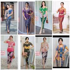 A kebaya is an upper garment traditionally worn by women in southeast asia, notably in indonesia, malaysia, singapore and brunei. Buy Kebaya Tile Settings Short Sleeve Kebaya Bali Modern Seetracker Malaysia
