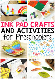 Ink Pad Crafts And Activities For Preschoolers Craft Activities For Kids Holiday Activities For Kids Preschool Activities