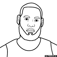 Show your kids a fun way to learn the abcs with alphabet printables they can color. Lebron James Coloring Page
