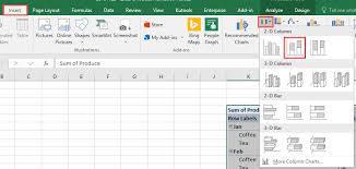 How To Create Stacked Column Chart From A Pivot Table In Excel