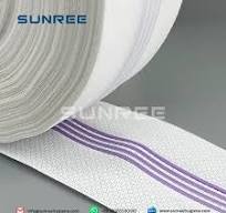 Custom Color Multilane Hook Stripe S-shape Equal Side Tape For Baby Diaper