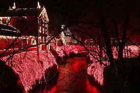 Waterfall Of Lights Clifton Mill Oh Clifton Mill Christmas Lights Clifton