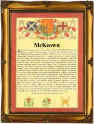 However, i decided to find the links through history and see what interesting story's and characters may or may not have been on this side of. Surname Database Mckeown Last Name Origin