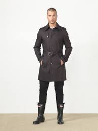 Hunter Boots And Trench Coat Mens Hunter Boots Mens Winter Fashion Hunter Boots