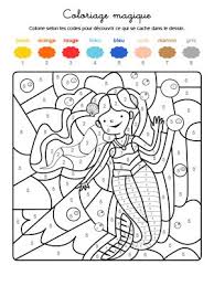 Coloriage animaux, coloriage princesse, coloriage dora, coloriage pokemon, coloriage dragon, coloriage barbie, et encore beaucoup d'autres coloriages à imprimer. Coloriage Magique D Une Sirene