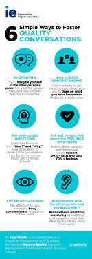 Six Simple Ways To Foster Quality Conversations | Ie Insights